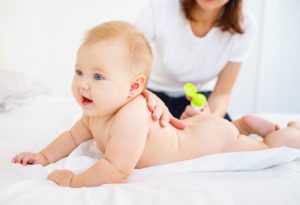 uso de lociones en bebe
