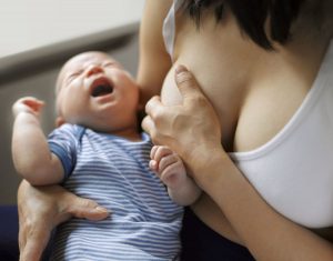 huelga de lactancia en el bebé